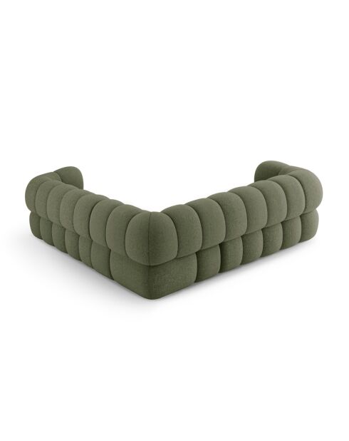 Modulares Ecksofa Maurice grün - 245x245x70 cm