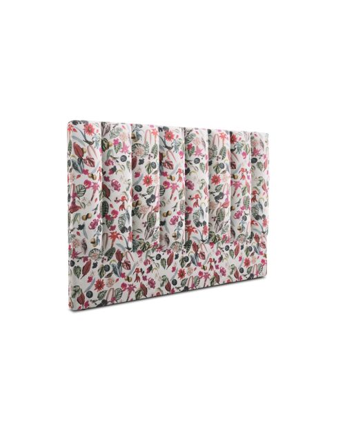 Camargue fluwelen hoofdbord met tropisch patroon - 200x8x120 cm