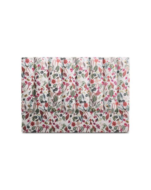 Camargue fluwelen hoofdbord met tropisch patroon - 200x8x120 cm