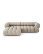 Maurice modulares linkes Ecksofa dunkelbeige - 270x165x70 cm