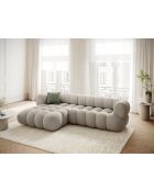 Maurice modulares linkes Ecksofa dunkelbeige - 270x165x70 cm