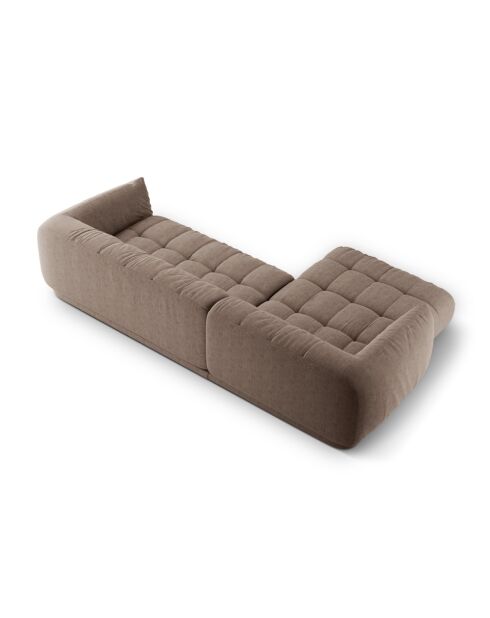 Julia Cappuccino modulares Ecksofa links - 295x170x68 cm