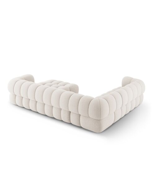 Hellbeiges modulares linkes Panorama-Ecksofa Maurice - 335x245x70 cm