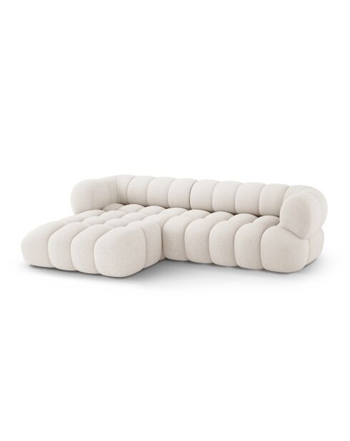 Maurice modulares linkes Ecksofa hellbeige - 270x165x70 cm