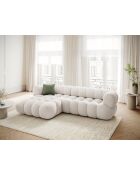 Maurice modulares linkes Ecksofa hellbeige - 270x165x70 cm