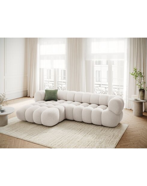 Maurice modulares linkes Ecksofa hellbeige - 270x165x70 cm