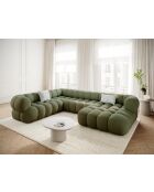 Modulares linkes Panorama-Ecksofa Maurice Vert - 335x245x70 cm