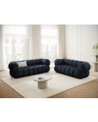 Marineblaues Sofa Maurice - 210x95x70 cm