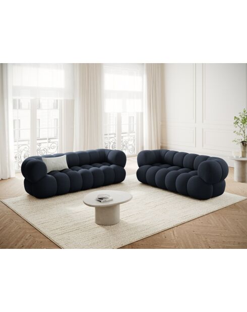 Marineblaues Sofa Maurice - 210x95x70 cm