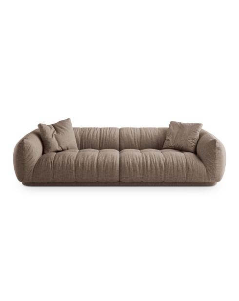 Julia modulares Cappuccino-Sofa - 250x100x68 cm