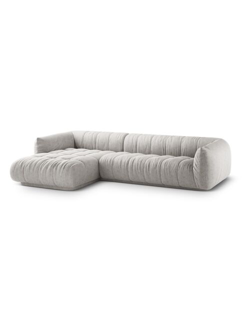 Julia modulares linkes Ecksofa hellgrau - 295x170x68 cm