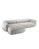 Julia modulares linkes Ecksofa hellgrau - 295x170x68 cm