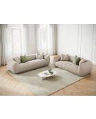 Beiges Sofa Julia - 200x100x68 cm