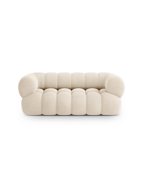 Hellbeiges Sofa Maurice - 180x95x70 cm