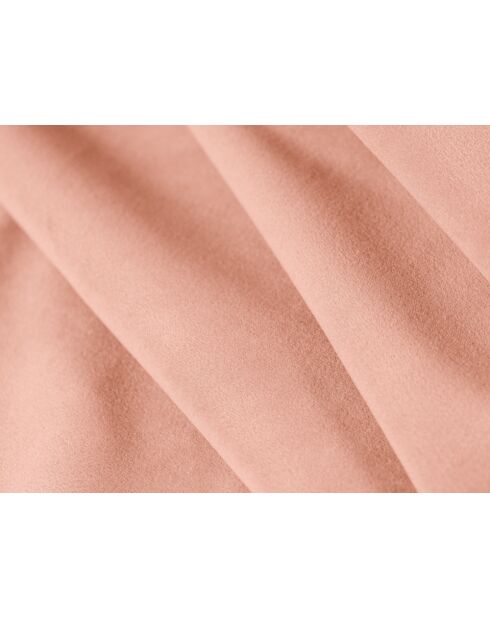 Roze fluwelen bank Lyna - 180x114x72 cm