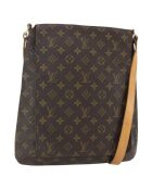 Borsa Musette Brown - 31x37x8 cm - Buone condizioni