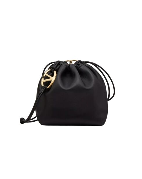 Vlogo Schwarze Beuteltasche - 18x25x14 cm - Sehr guter Zustand