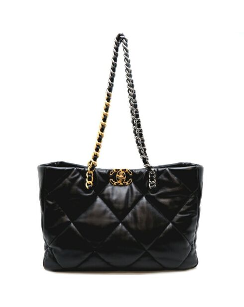 Chanel 19 Schwarze Tragetasche - 10x32,5x23,5 cm - Sehr guter Zustand