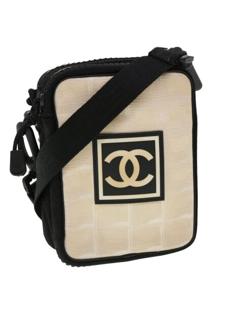 Schwarze Sport-Schultertasche - 3x15x11 cm - Guter Zustand