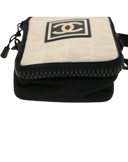 Schwarze Sport-Schultertasche - 3x15x11 cm - Guter Zustand