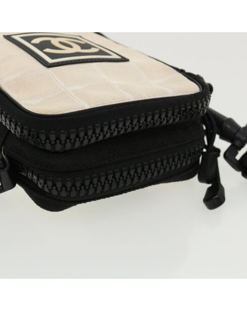 Schwarze Sport-Schultertasche - 3x15x11 cm - Guter Zustand