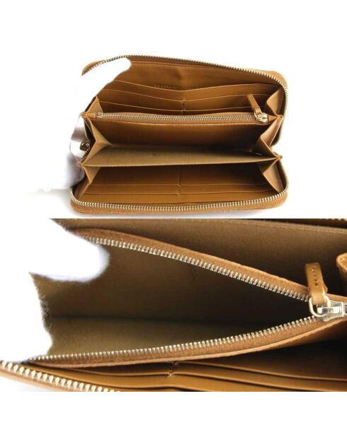 Dotcom Camel Geldbörse mit Reißverschluss - 18x11 cm - Sehr guter Zustand