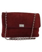 Bolsa con solapa para barras de chocolate rojo - 31x19x6 cm - Buen estado