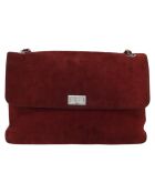 Bolsa con solapa para barras de chocolate rojo - 31x19x6 cm - Buen estado