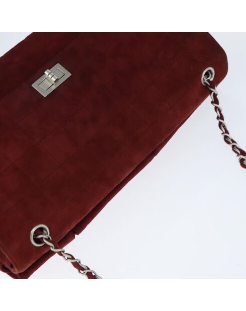 Bolsa con solapa para barras de chocolate rojo - 31x19x6 cm - Buen estado