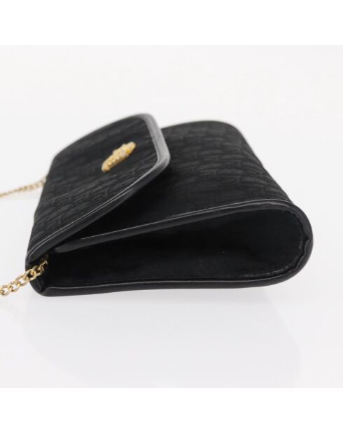 Schwarze Vintage-Schultertasche Trotter - 19x11x3 cm - Guter Zustand