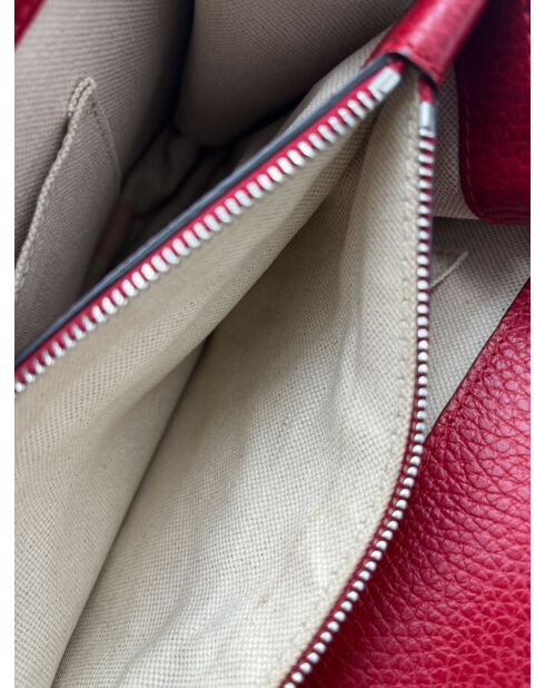 Bolsa de bambú Dionysus con asa superior roja - 27x14x18 cm - Buen estado