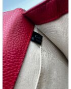 Bolsa de bambú Dionysus con asa superior roja - 27x14x18 cm - Buen estado