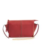 Bandolera triple Bordeaux - 28x18x8 cm - Muy buen estado