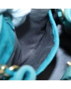 Blaue Schultertasche - 24x15x10 cm - Guter Zustand