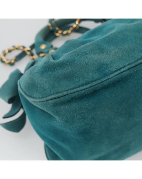 Blaue Schultertasche - 24x15x10 cm - Guter Zustand