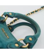 Blaue Schultertasche - 24x15x10 cm - Guter Zustand