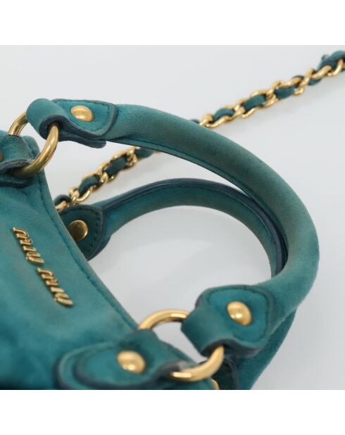 Blaue Schultertasche - 24x15x10 cm - Guter Zustand