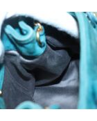 Blaue Schultertasche - 24x15x10 cm - Guter Zustand