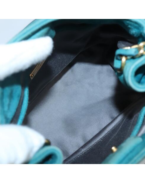 Blaue Schultertasche - 24x15x10 cm - Guter Zustand