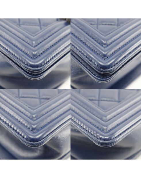 Chanel Blaue Jungentasche - 20x7x14 cm - Guter Zustand