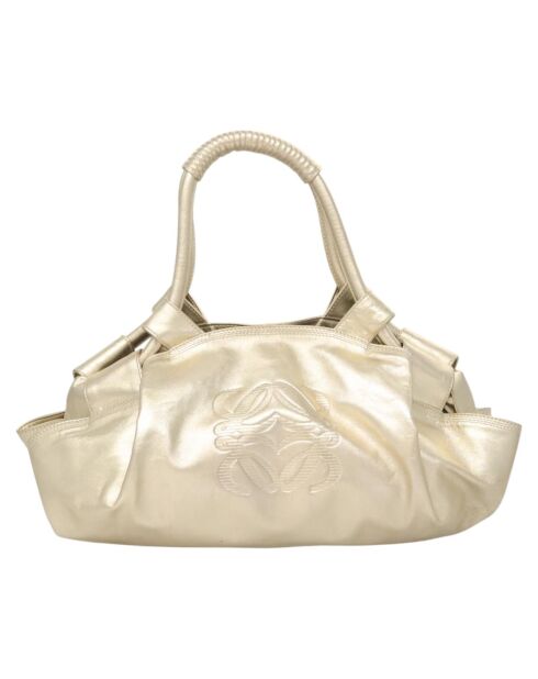 Anagram handtas met gouden nappa Aire-logo - 44x27x17 cm - Goede conditie