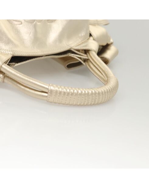 Anagram handtas met gouden nappa Aire-logo - 44x27x17 cm - Goede conditie