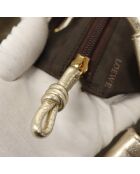 Anagram handtas met gouden nappa Aire-logo - 44x27x17 cm - Goede conditie