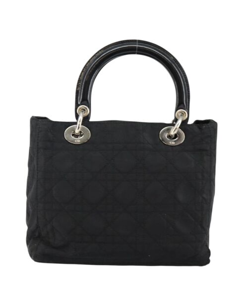 Bolso Lady Dior vintage negro - 11x19x24 cm - Buen estado
