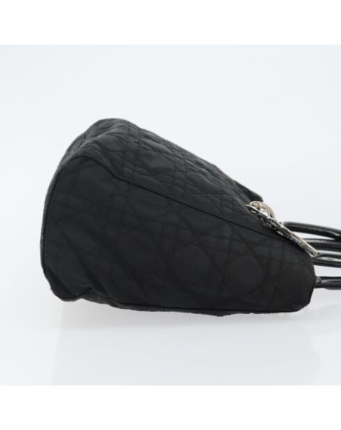 Bolso Lady Dior vintage negro - 11x19x24 cm - Buen estado