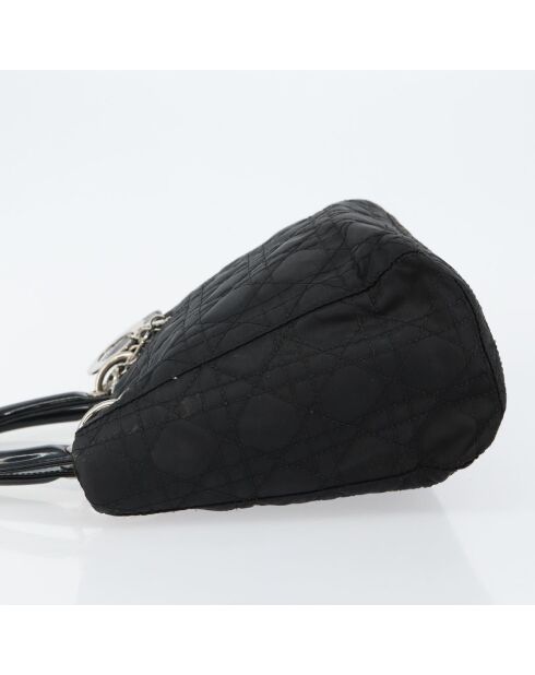 Bolso Lady Dior vintage negro - 11x19x24 cm - Buen estado