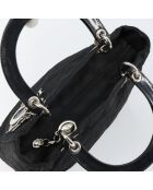 Schwarze Vintage Lady Dior Tasche - 11x19x24 cm - Guter Zustand