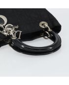 Schwarze Vintage Lady Dior Tasche - 11x19x24 cm - Guter Zustand