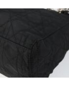 Schwarze Vintage Lady Dior Tasche - 11x19x24 cm - Guter Zustand