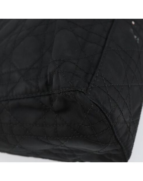 Schwarze Vintage Lady Dior Tasche - 11x19x24 cm - Guter Zustand